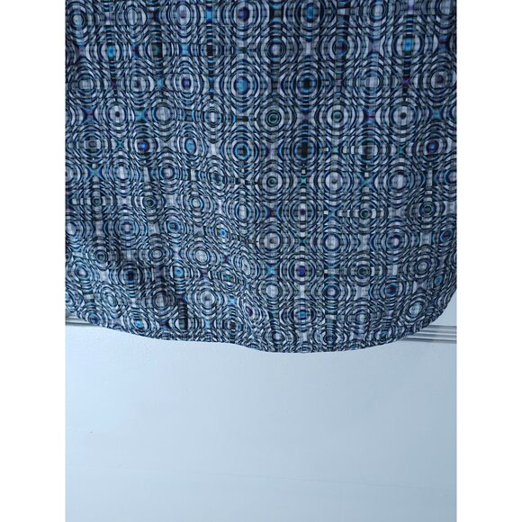 Visconti Men’s Blue/White Geometric Long-Sleeve Shirt M - Picture 5 of 16